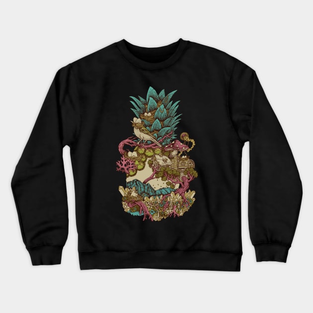 Tropical valley Crewneck Sweatshirt by Nasitama